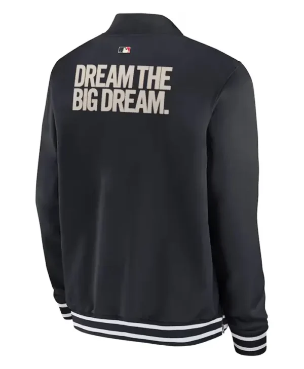 Nike Texas Rangers City Connect Black Bomber Jacket