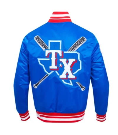 Mashup Classic Texas Rangers Satin Jacket
