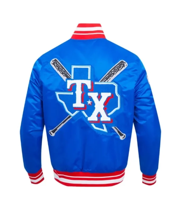 Mashup Classic Texas Rangers Satin Jacket