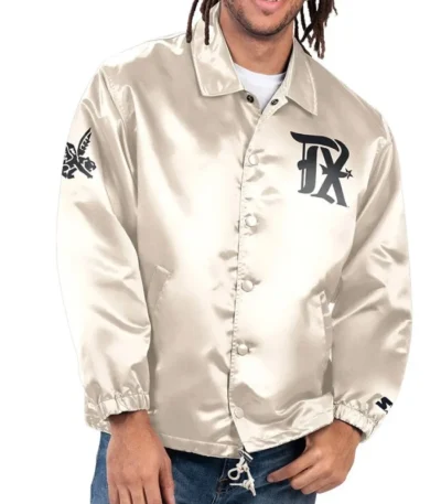 Texas Rangers Option Route Coaches Jacket