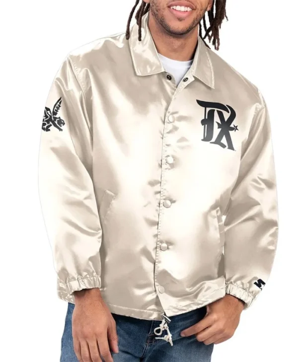 Texas Rangers Option Route Coaches Jacket