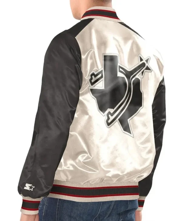Renegade Texas Rangers White and Black Jacket