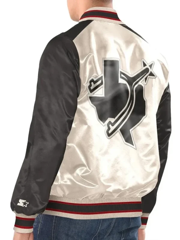 Renegade Texas Rangers White and Black Jacket