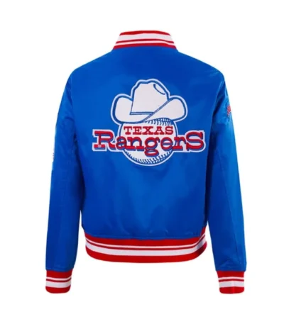 Texas Rangers Retro Classic Rib Royal Jacket