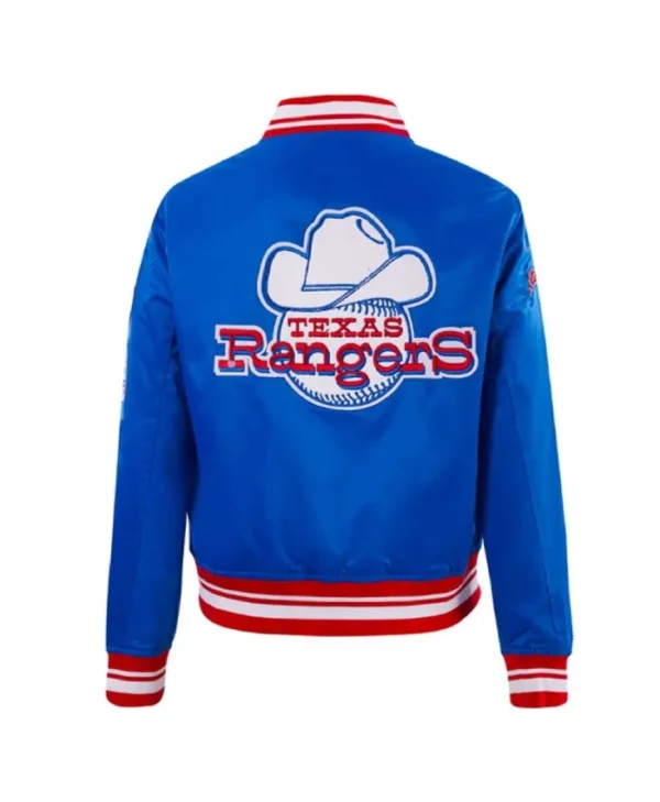 Texas Rangers Retro Classic Rib Royal Jacket