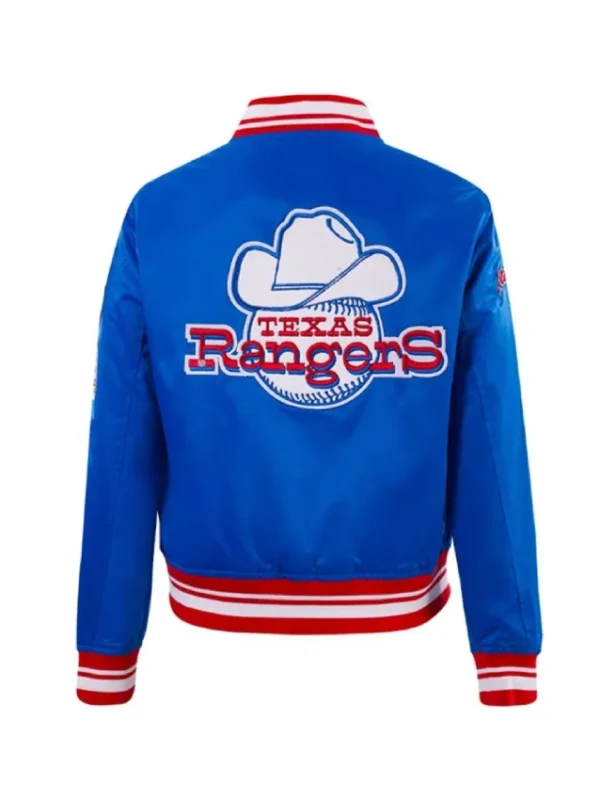 Texas Rangers Retro Classic Rib Royal Jacket