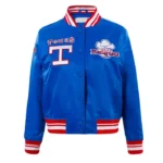 Texas Rangers Retro Classic Rib Royal Jacket