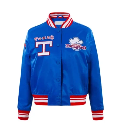 Texas Rangers Retro Classic Rib Royal Jacket