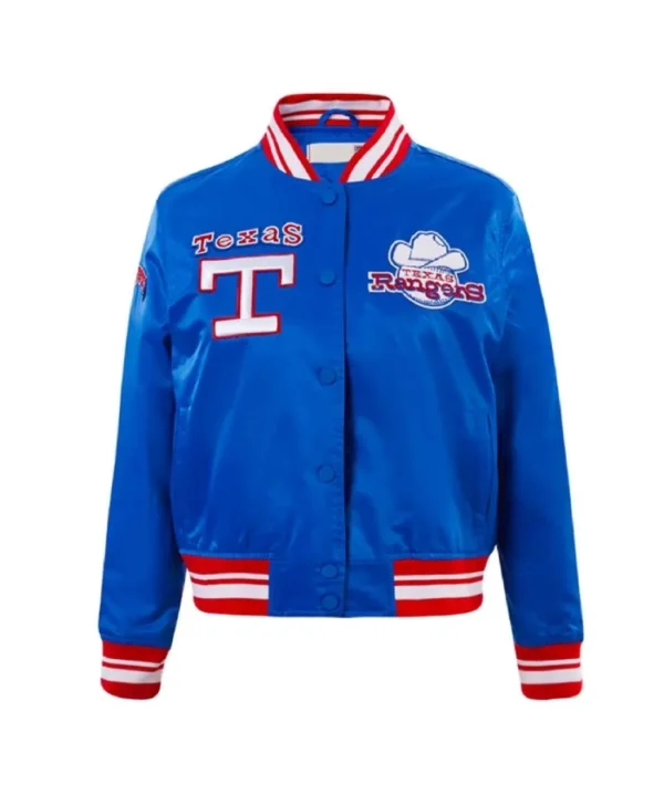 Texas Rangers Retro Classic Rib Royal Jacket
