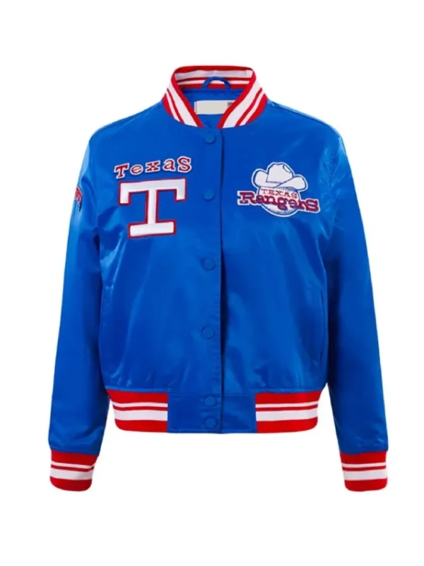 Texas Rangers Retro Classic Rib Royal Jacket
