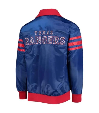The Captain II Texas Rangers Royal Satin Jacket