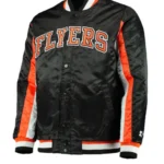The Ace Philadelphia Flyers Starter Black Satin Jacket