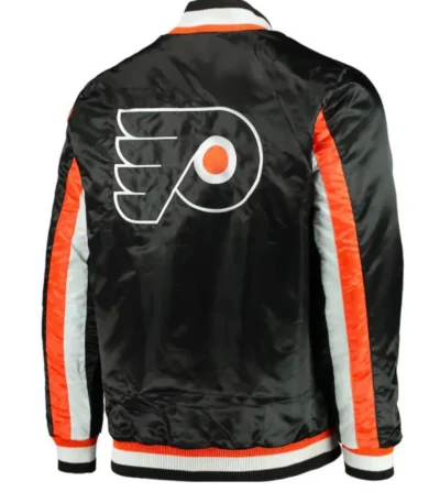 The Ace Philadelphia Flyers Starter Black Satin Jacket