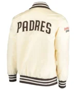 The Captain II San Diego Padres Bomber Cream Jacket