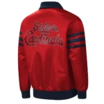 The Captain II St. Louis Cardinals Red Varsity Satin Jacket
