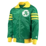 The Captain III Oakland A’s Cooperstown Collection Kelly Green Jacket
