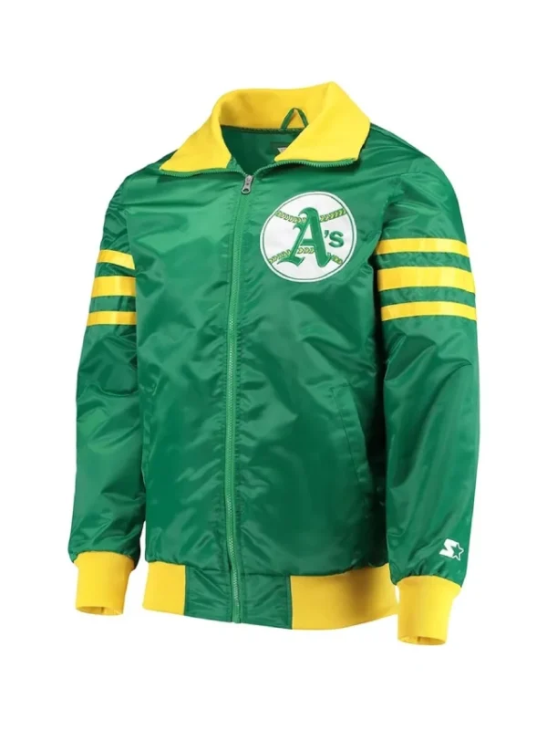 The Captain III Oakland A’s Cooperstown Collection Kelly Green Jacket