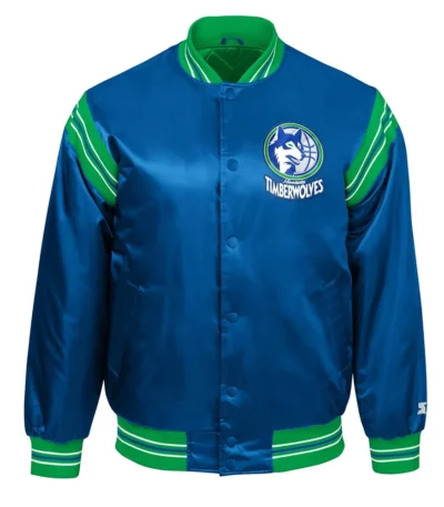 The Enforcer T-Wolves Blue Jacket