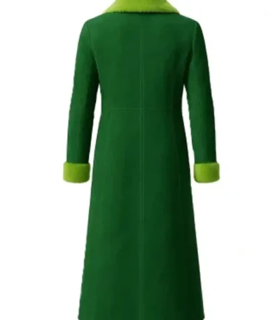 The Grinch Green Suede Coat
