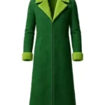 The Grinch Green Suede Coat