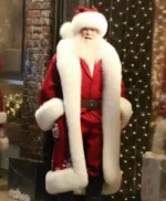 The Man with the Bag Santa Red Coat