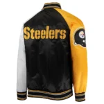 The Reliever Pittsburgh Steelers Varsity Satin Jacket
