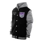 Throwback Prep Sacramento Kings Black Hoodie Jacket