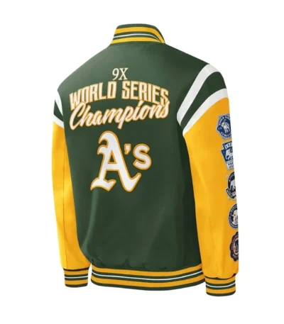Title Holder Oakland Athletics Satin Jacket