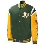 Title Holder Oakland Athletics Satin Jacket