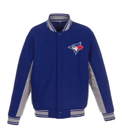 Toronto Blue Jays Accent Varsity Royal Wool Jacket