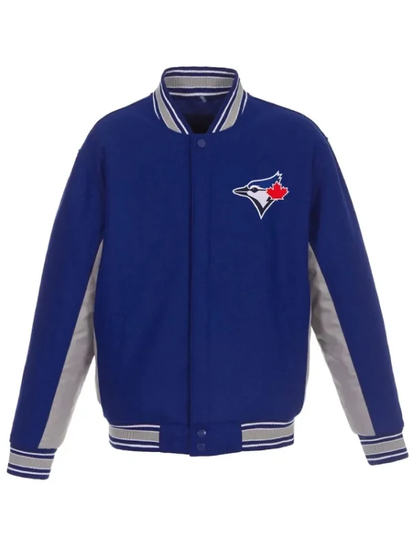 Toronto Blue Jays Accent Varsity Royal Wool Jacket