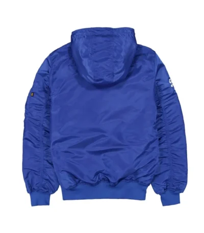 Historic L-2B Toronto Blue Jays Hooded Bomber Jacket