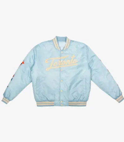 Toronto Blue Jays Light Blue Varsity Jacket