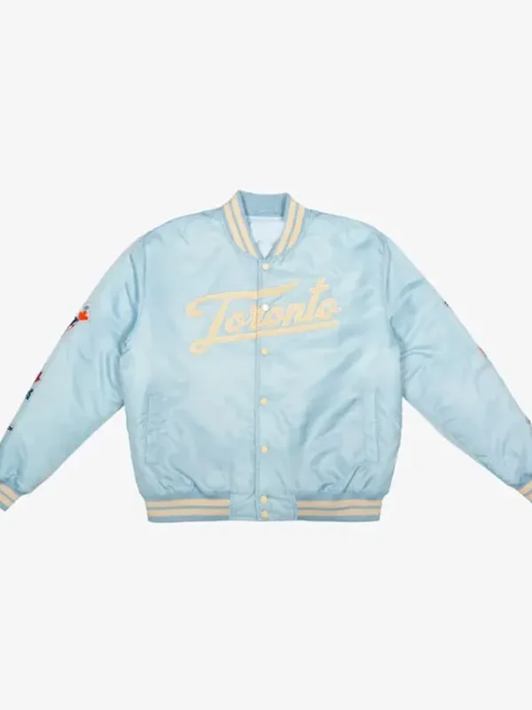 Toronto Blue Jays Light Blue Varsity Jacket