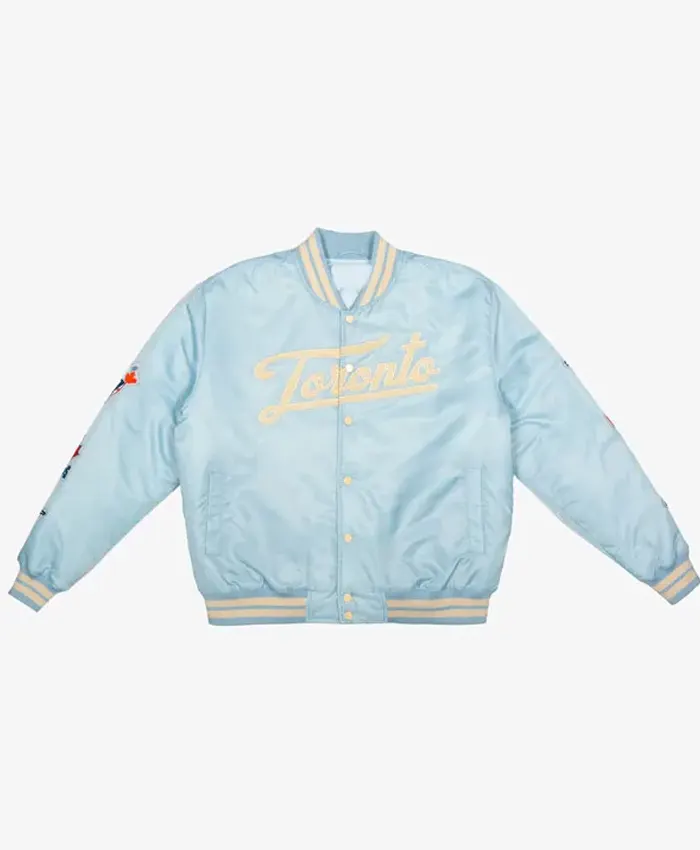 Toronto Blue Jays Light Blue Varsity Jacket Toronto Blue Jays Light Blue Varsity Jacket