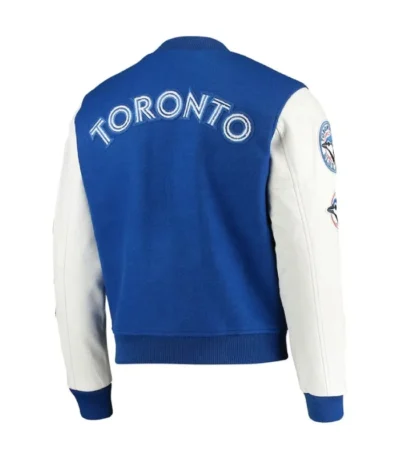 Toronto Blue Jays Varsity Royal Blue and White Jacket