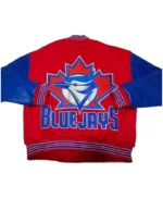 Toronto Blue Jays Royal Leather Varsity Jacket