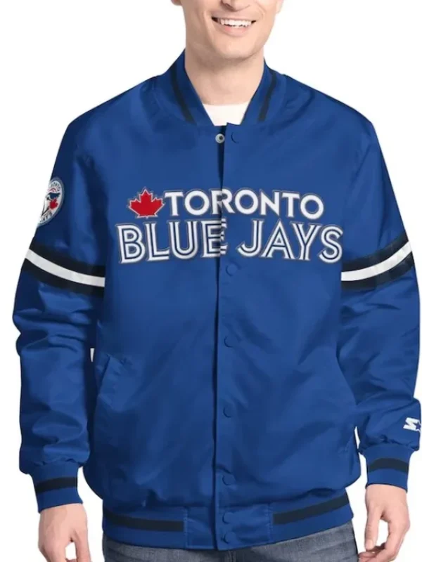 Toronto Blue Jays Scout Varsity Satin Jacket