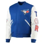Toronto Blue Jays Varsity Royal Blue and White Jacket