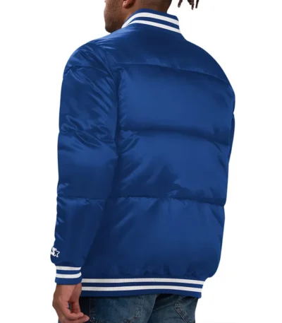 Toronto Maple Leafs Blue Bronx Bubble Jacket