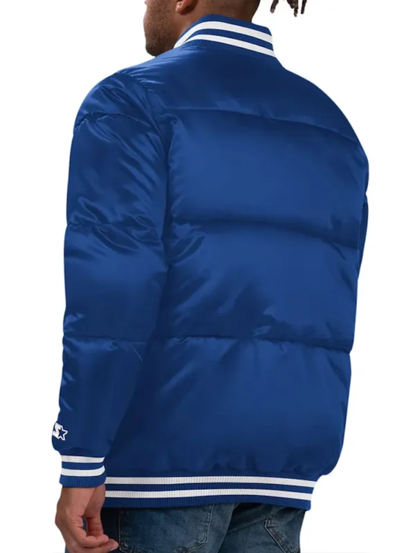 Toronto Maple Leafs Blue Bronx Bubble Jacket