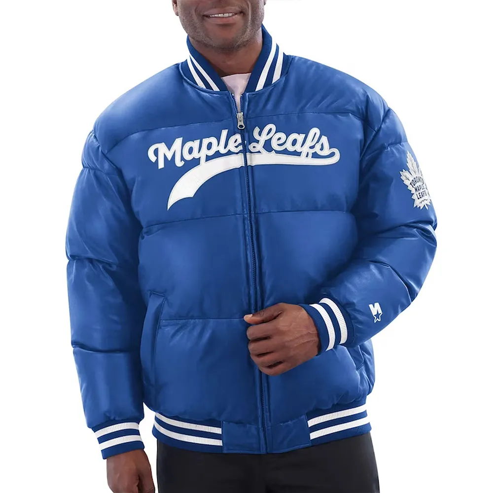 Toronto Maple Leafs Blue Bubble Jacket Toronto Maple Leafs Blue Bubble Jacket