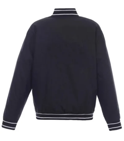 Toronto Maple Leafs Front-Hit Navy Poly-Twill Jacket
