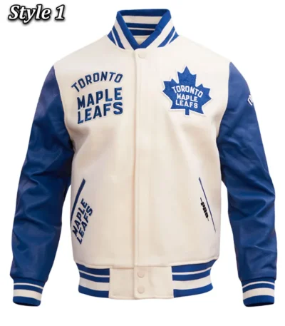 Toronto Maple Leafs Retro Classic Rib Varsity Jacket