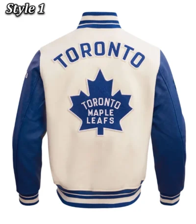 Toronto Maple Leafs Retro Classic Rib Varsity Jacket