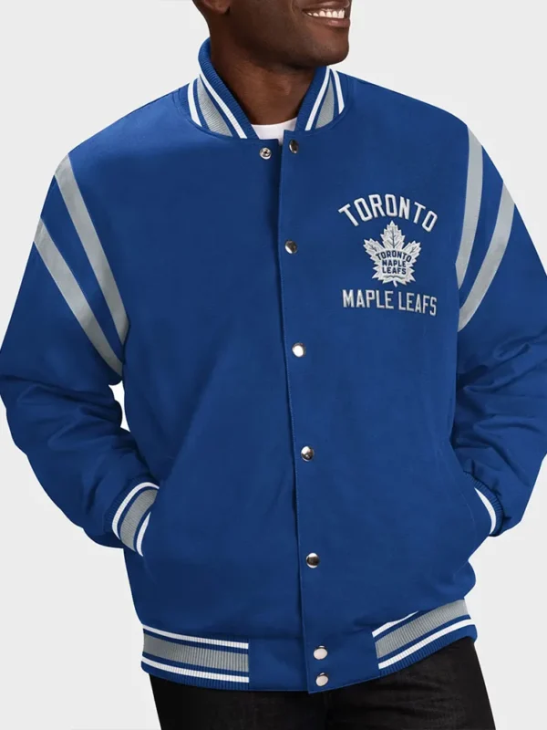 Toronto Maple Leafs Tailback Blue Varsity Jacket