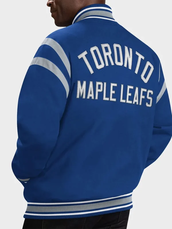 Toronto Maple Leafs Tailback Blue Varsity Jacket