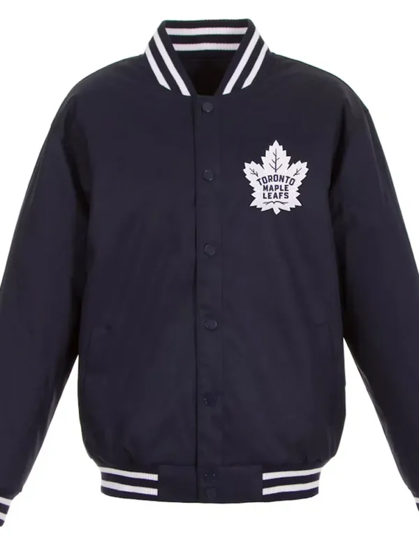 Toronto Maple Leafs Two Hit Poly-Twill Navy Jacket
