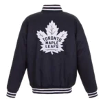 Toronto Maple Leafs Two Hit Poly-Twill Navy Jacket