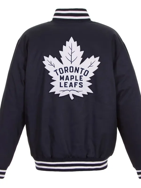 Toronto Maple Leafs Two Hit Poly-Twill Navy Jacket